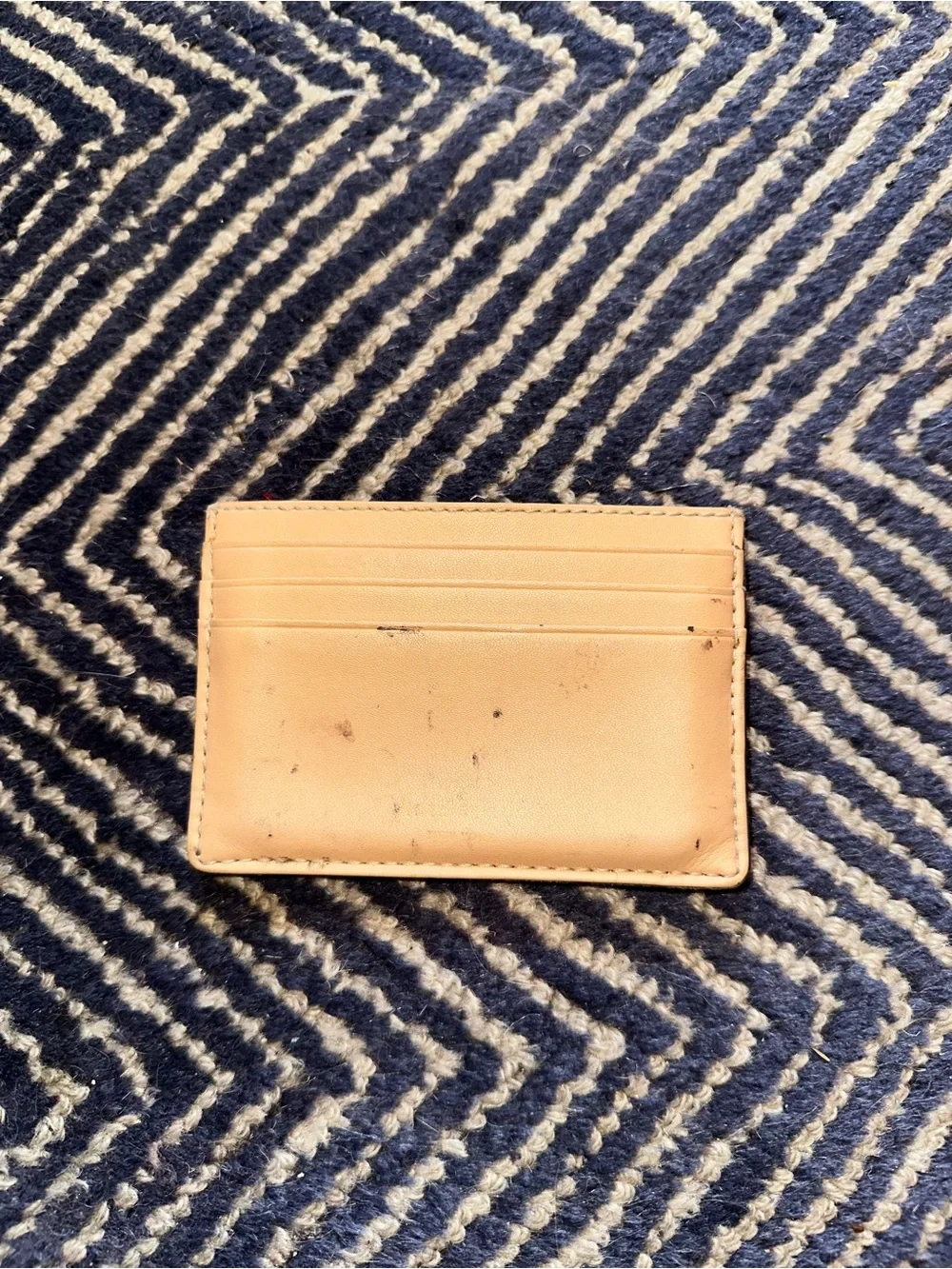 kate spade Pink and Beige Leather Card Holder